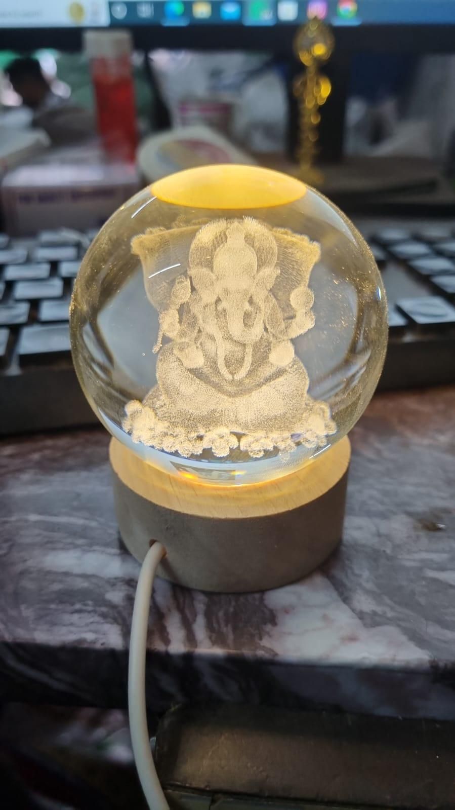 ✨Luxa Jewels-Ganesh Crystal LED Lamp