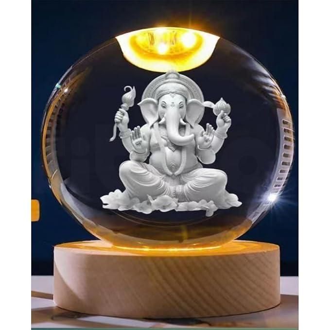 ✨Luxa Jewels-Ganesh Crystal LED Lamp