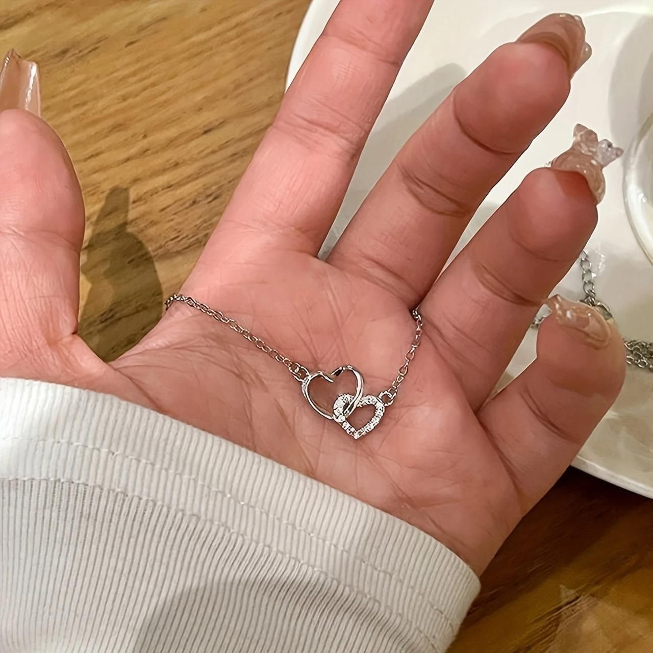 ✨Luxa Jewels-Women's Dual Heart Pendant