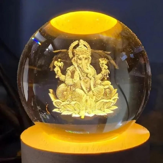 ✨Luxa Jewels-Ganesh Crystal LED Lamp